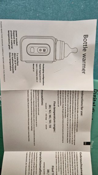 Calienta biberones USB portátil sin estrenar