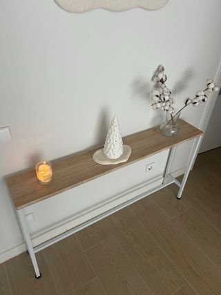 Mesa de entrada madera