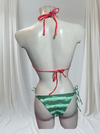Bikini sandía rojo y verde