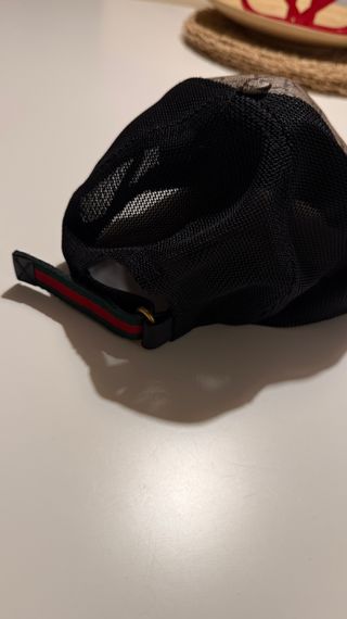 Gorro Gucci Beige y Marrón Monogram