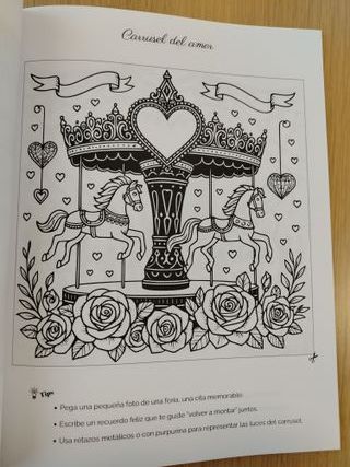 Love Storybook (colorear y collage)