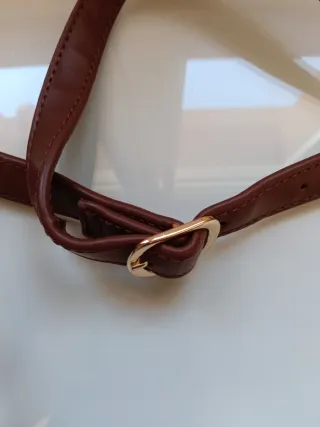 Bolso marrón bandolera