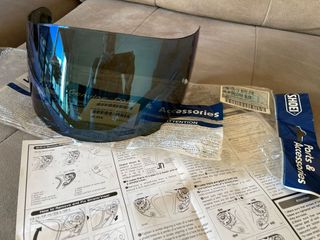 Visera Shoei CX-1V "Spectra Blue" NUEVA