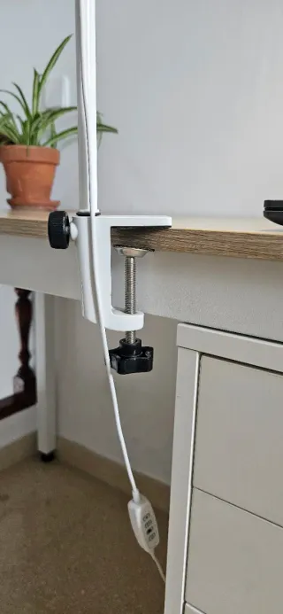 Lámpara Escritorio Ajustable Blanca