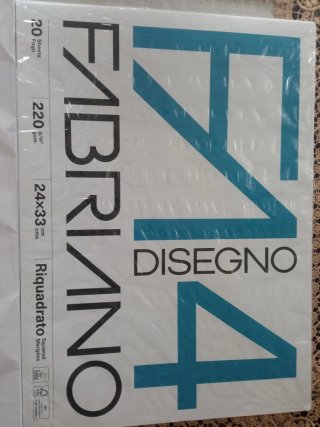 F4 FABRIANO DISEGNO 220g/m² 20 fogli