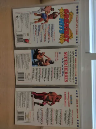 Lote VHS Lucha Libre WWF