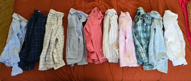Lote 10 Camisas Niño 3-4 Años Varias Marcas