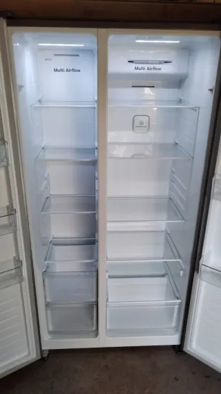 Nevera Hisense Inox Americana 180x191