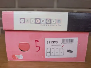 Zapatos Pablosky Marrón Niño Talla 40 NUEVOS