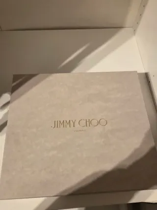 Jimmy Choo Dorados Glitter Tacón Plata Originales