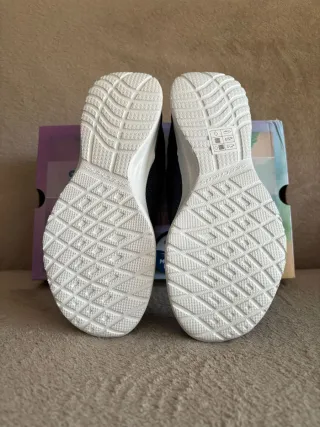 Zapatillas Skechers Mujer Azul/Blanco