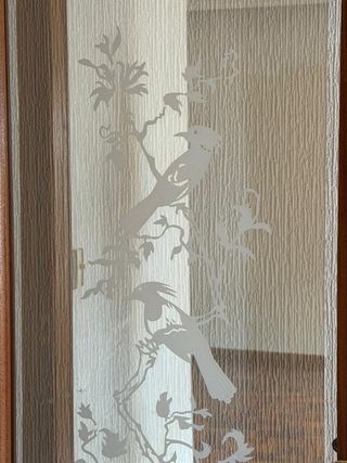 6 Puertas de madera con vidrieras y 3 sin cristal