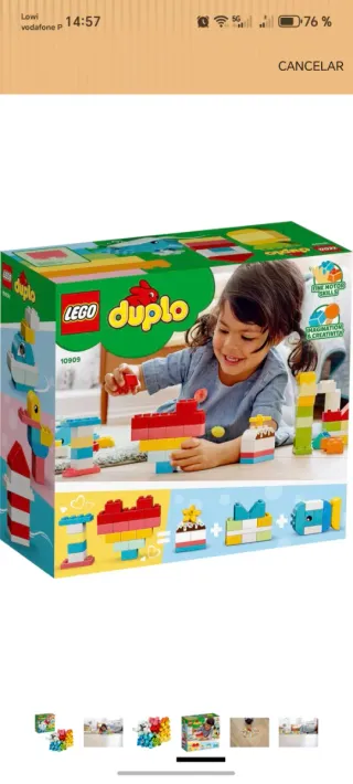 Lego Duplo Caja Corazón 80 Piezas