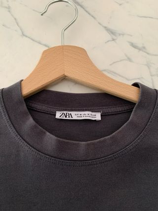 Sudadera Zara gris chico M