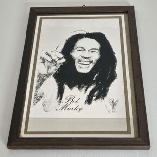 Specchio Bob Marley con cornice 32x22 cm