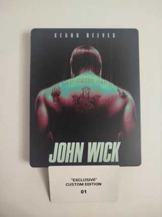Steelbook John Wick Custom UHD 4K. Unico!!
