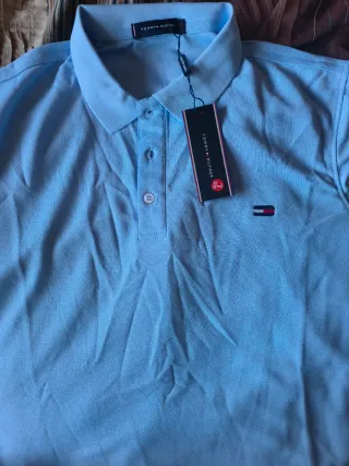 Polo Tommy Hilfiger Azul Talla L
