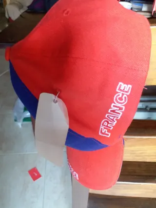 Gorra Francia Azul y Naranja