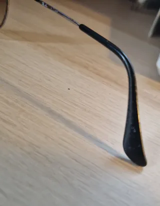 Gafas de sol Ray-Ban marrones y plateadas