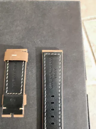 Cinturino Panerai Pelle Beige/Marrone 24 mm