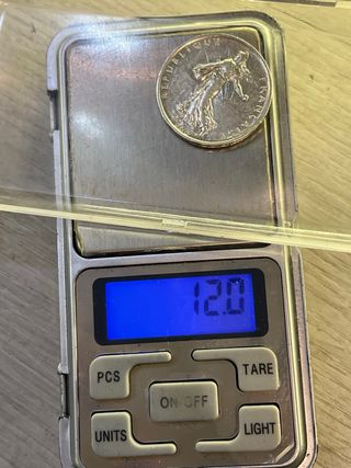 Moneda plata Francesa Republique