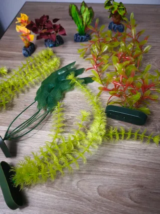 Plantas artificiales para acuario