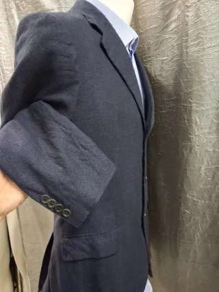 Giacca uomo Burberry lana seta lino taglia 48