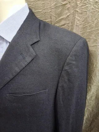 Giacca uomo Burberry lana seta lino taglia 48