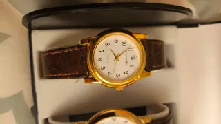 Pack 2 relojes Christian Gar correa cuero