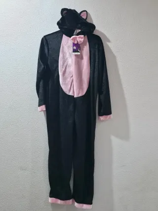 Disfraz Gatita Negro y Rosa Talla 5-6 años