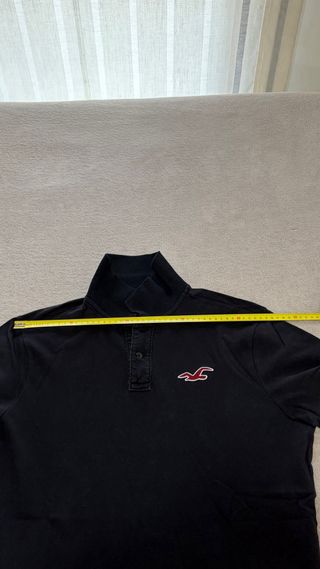 Polo Hollister negro Epic Flex Talla L
