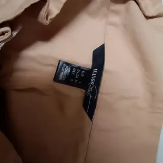 Pantalón corto Mango mujer verano beige