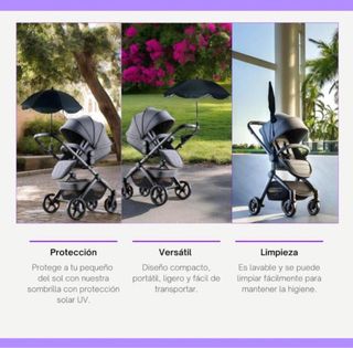 Sombrilla para carrito de bebé