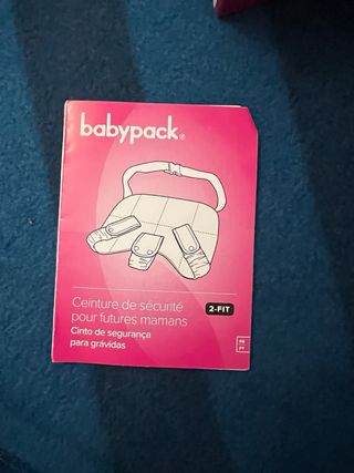 Cinturón seguridad embarazada coche BabyPack