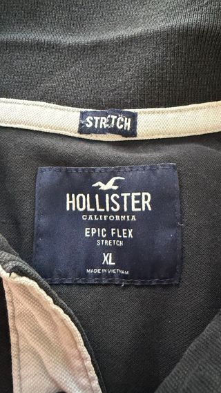 Polo Hollister Talla XL Negro