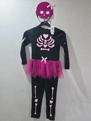 Disfraz Halloween Esqueleto Niña talla 7-8 años