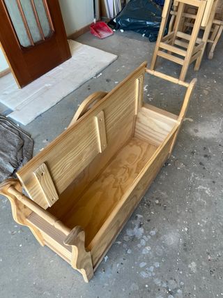 Mueble descalzador de madera
