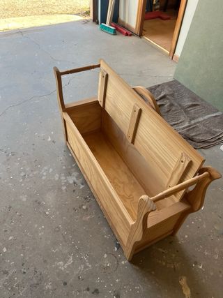 Mueble descalzador de madera