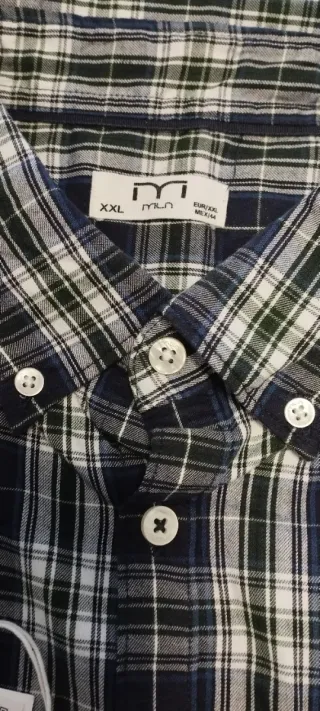 Camisa cuadros MLN XXL