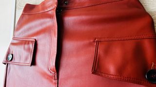 Falda midi Sfera roja