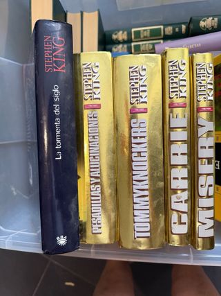Libros de stephen king.