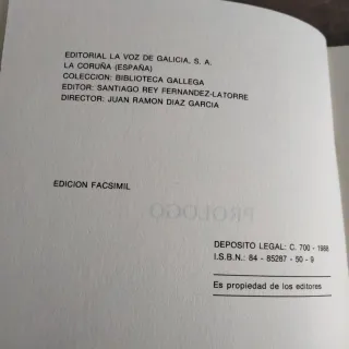 Por las Rías Bajas y El mundo Rural, 2 Facsimil