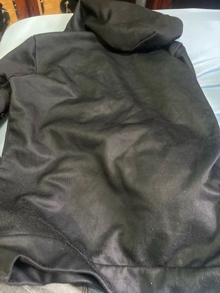 Sudadera Negra con Diseño de Telaraña Spider