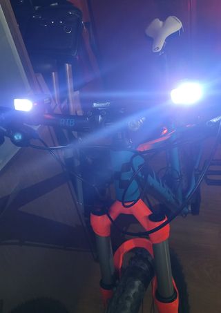 Set 4 Fari LED Bici 1000LM (2+2)