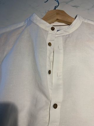 Camisa chico cuello mao jack&jones talla 176 lino