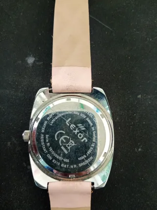 Orologio Leor Quarzo Rosa e Rosso