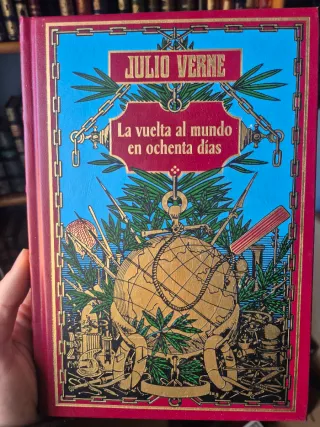 Colección 8 libros de Julio Verne preciosos