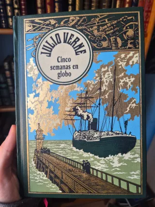 Colección 8 libros de Julio Verne preciosos