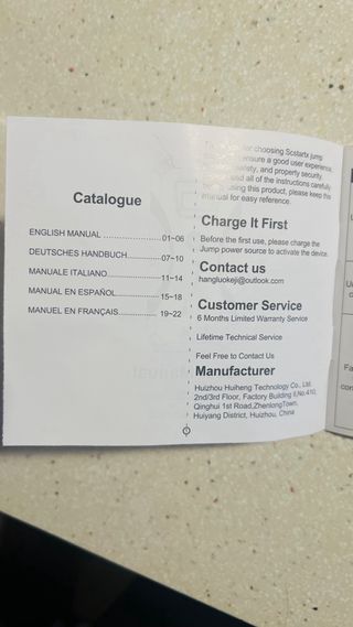 Arrancador Coche Sestartx QD-208 12V