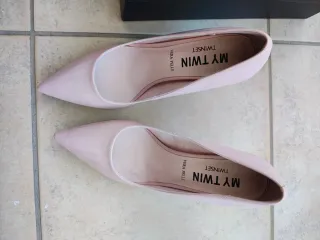 Twinset Scarpe Décolleté Rosa/Beige